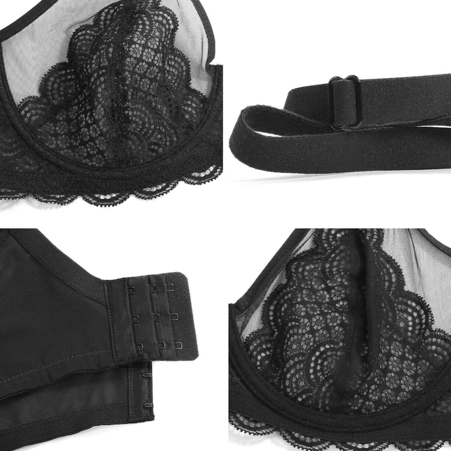 Curva™  Reggiseno Minimizer in Pizzo per Seni Generosi