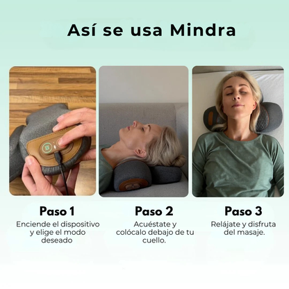 MINDRA - El masajeador cervical 3 en 1