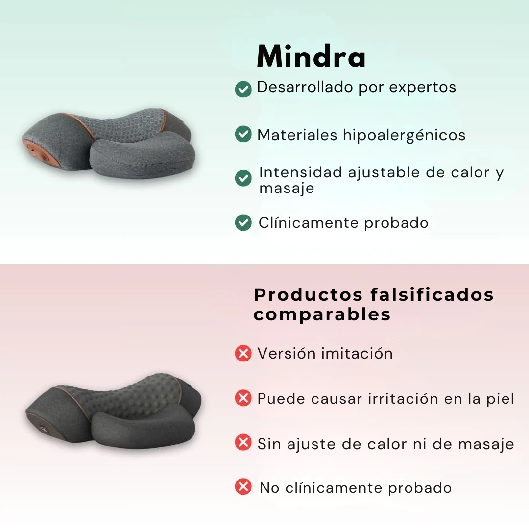 MINDRA - El masajeador cervical 3 en 1