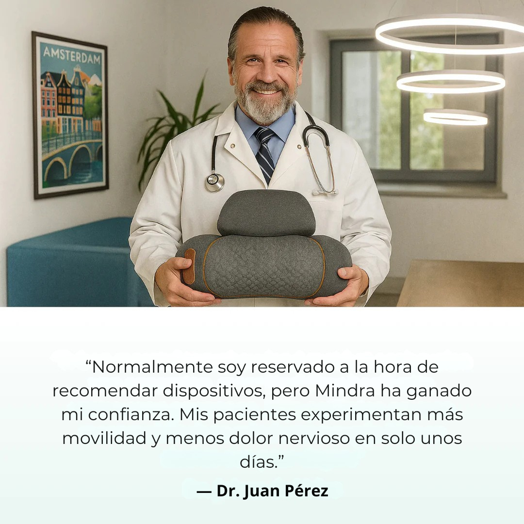 MINDRA - El masajeador cervical 3 en 1