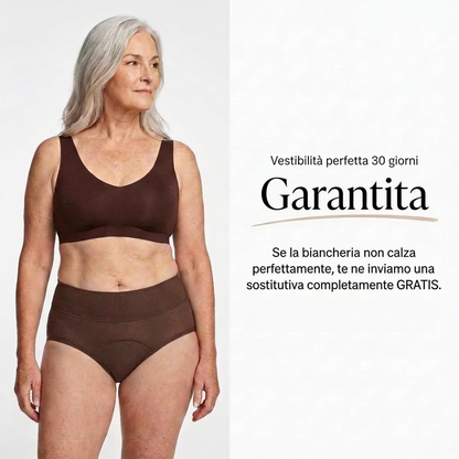 Slip a vita alta a prova di perdite